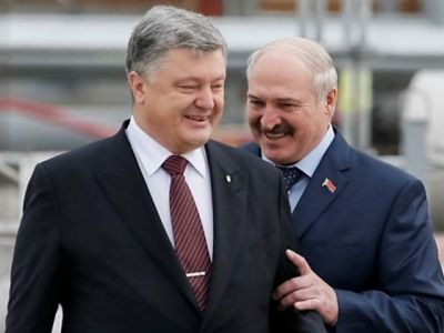 Петр Порошенко и Александр Лукашенко, 2019 г. Фото: пресс-служба президента Украины
