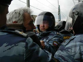 Задержание на "Марше несогласных" в Москве. Фото Каспарова.Ru