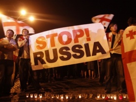 Митинг против России в Грузии. Фото: blogs.mk.ru