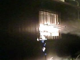 Поджог здания ДПС в Москве. Фото: http://newsru.com