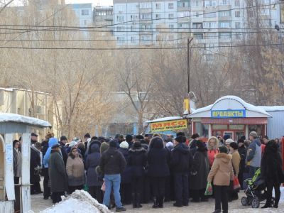 Акция в защиту рынка. Фото Павла Валерина, Каспаров.Ru