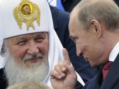 Владимир Путин и патриарх Кирилл (lenta.ru)