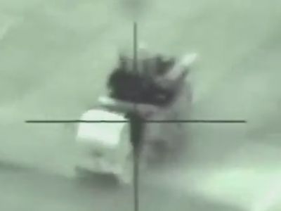 Уничтожение комплекса "Панцирь-С1" (SA22) израильской ракетой. Скрин видео пресс-службы ЦАХАЛ. Уничтожение комплекса "Панцирь-С1" (SA22) израильской ракетой. Скрин видео пресс-службы ЦАХАЛ.