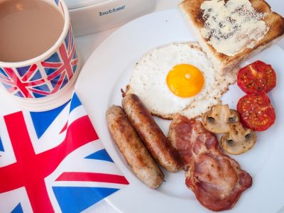 Британский завтрак. Фото: Lingua Airlines