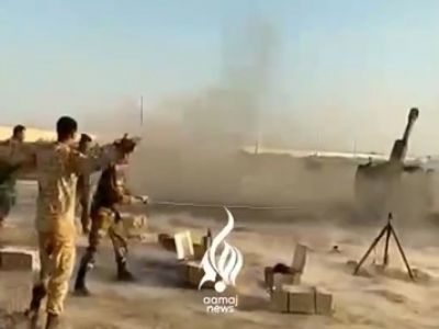 Иранские артиллеристы на афганской границе. Скрин видео Aamaj News: t.me/Ateobreaking