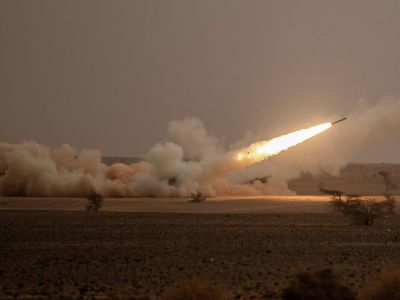 Высокомобильная ракетно-артиллерийская система оперативно-тактического назначения. Фото: Mosa'ab Elshamy / AP