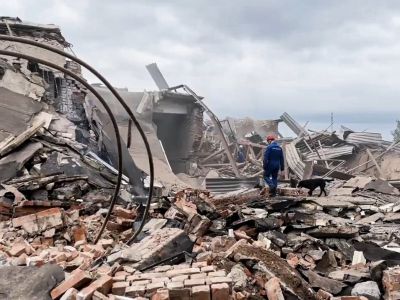 Последствия взрыва на заводе в Сергиевом Посаде, 9.08.23. Фото: t.me/rtvimain