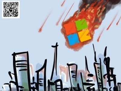 Глобальный сбой в работе Windows 19.07.24. Рис. А.Петренко: t.me/PetrenkoAndryi